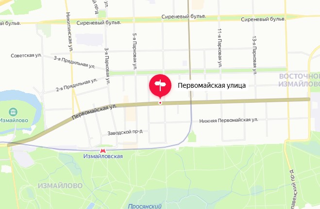 Акадо по адресу Первомайская улица